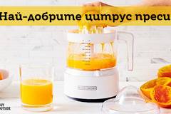 9 най-добри цитрус преси