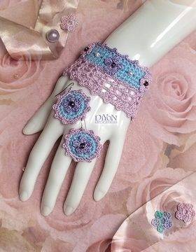 Гривна тип машет с обеци