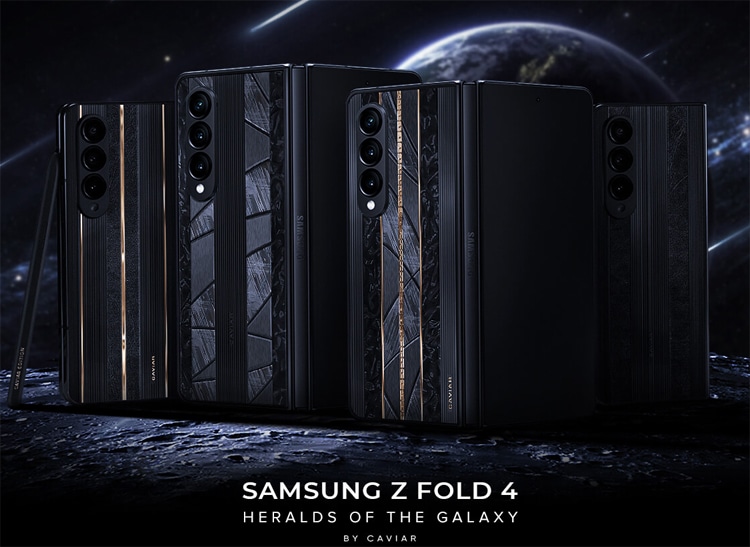 Caviar пуска на пазара смартфон Samsung Galaxy Z Fold 4 с парчета метеорит за 19 хил лв