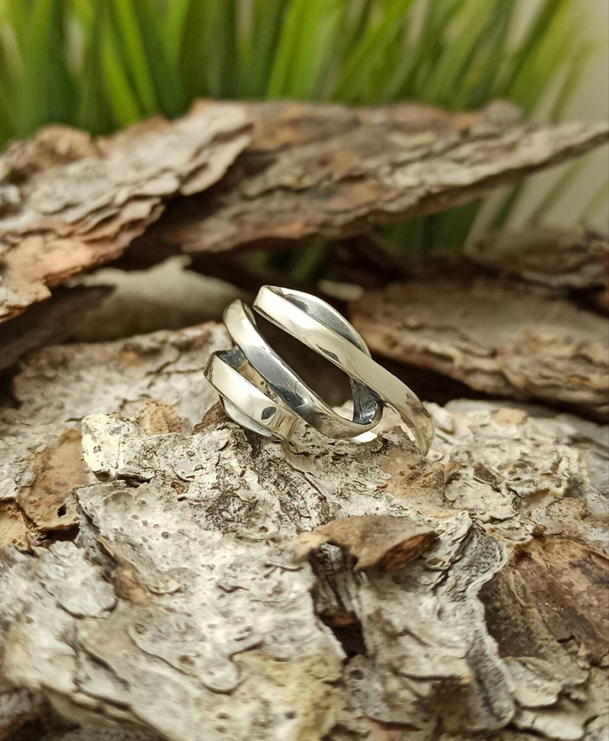 Дамски сребърен пръстен 263R изчистен модел на бижутерия Nikolas