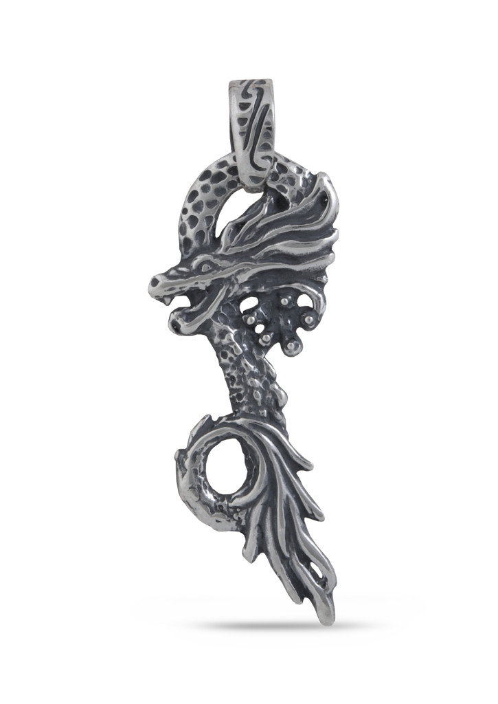 Сребърен медальон „Китайският дракон“ – бижутерия Студио Николас