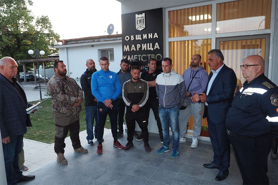 Кметът на община „Марица“ награди седмината доброволци от Трилистник – в Пловдив