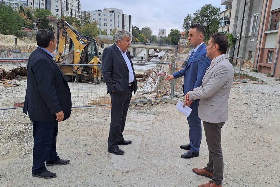 Заместник министър Захари Христов инспектира пробива „Модър-Царевец“ – в Пловдив