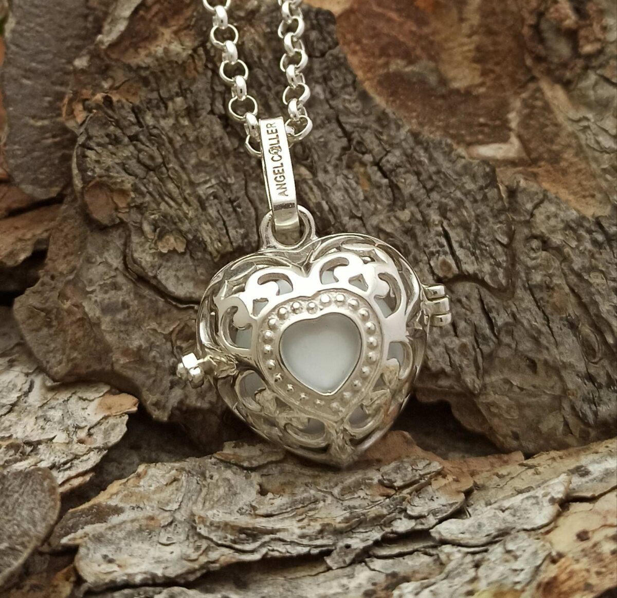 Сребърен медальон „ВИКАЧ НА АНГЕЛИ“ ANGEL C@LLER 5An амулет