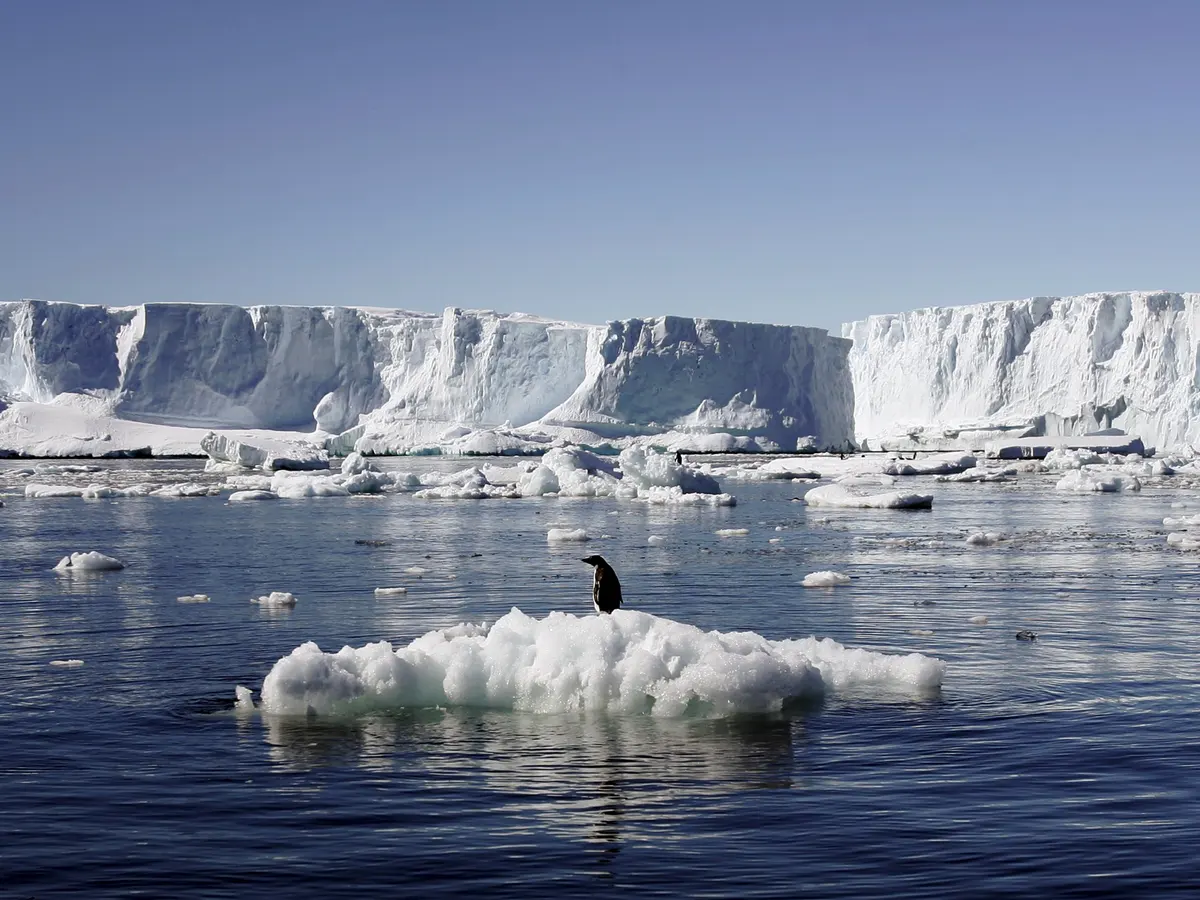 Антарктическия лед бележи рекорден минимум